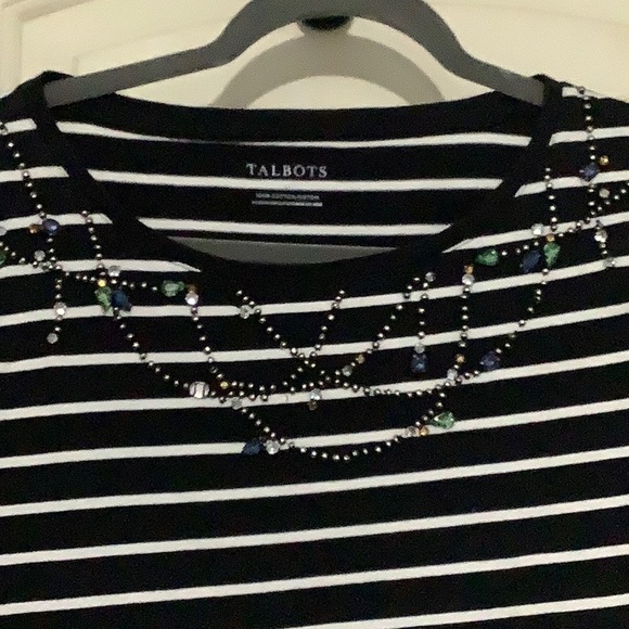 Talbots Rhinestone Shirt - Picture 2 of 3